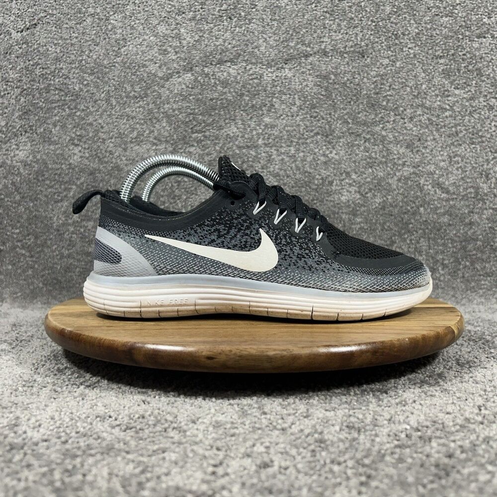 Nike Free RN Distance 2 863776-001 Women’s Size 8.5 Black Running Shoes Used